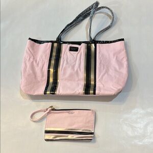 Victoria's Secret Pink Tote Bag with Matching Wristlet